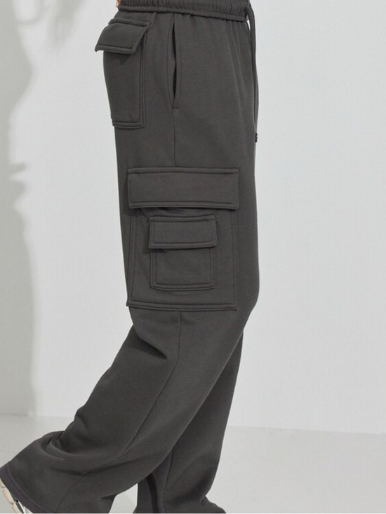 Garage Pants - Garage Charcoal Grey Cargo Joggers